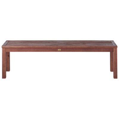 Table avec banc TUSCANIA Bois d'eucalyptus 180x100x73 cm Bois foncé
