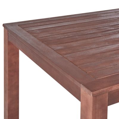 Table avec banc TUSCANIA Bois d'eucalyptus 180x100x73 cm Bois foncé