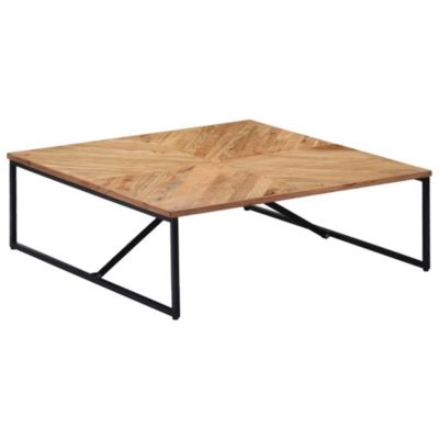 Table basse 110x110x36 cm Bois d'acacia solide vidaXL