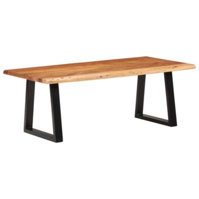Table basse 110x55x40 cm bois massif d'acacia vidaXL