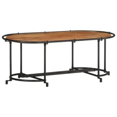 Table basse 110x55x40 cm bois massif d'acacia vidaXL
