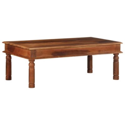 Table basse 110x60x40 cm bois massif d'acacia vidaXL