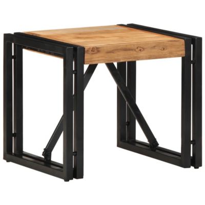Table basse 40x40x35 cm bois massif acacia vidaXL