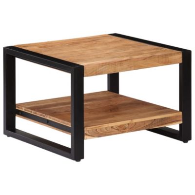 Table basse 60x60x40 cm Bois d'acacia massif vidaXL