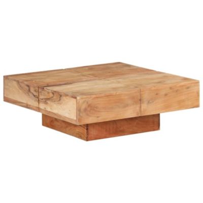 Table basse 80x80x28 cm Bois d'acacia massif vidaXL