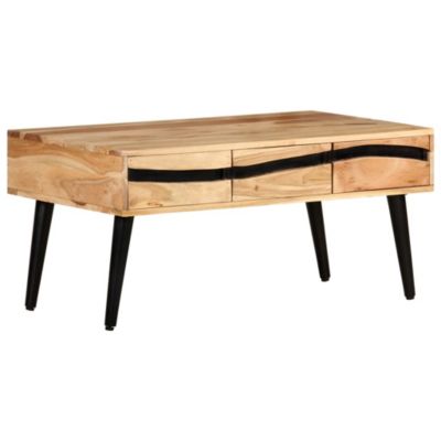 Table basse 88x50x42 cm Bois d'acacia solide vidaXL