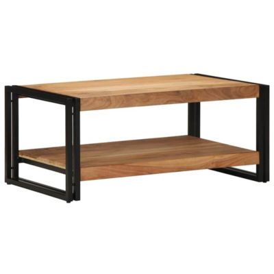 Table basse 90x50x38 cm bois massif acacia vidaXL