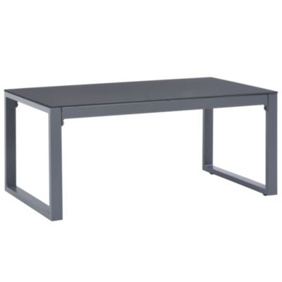 Table basse 90x50x40 cm Aluminium vidaXL