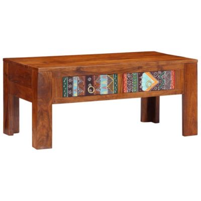 Table basse 90x50x40 cm bois d'acacia massif vidaXL
