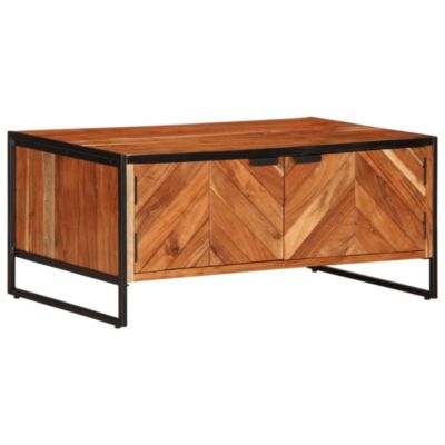 Table basse 90x55x40 cm bois massif d'acacia vidaXL