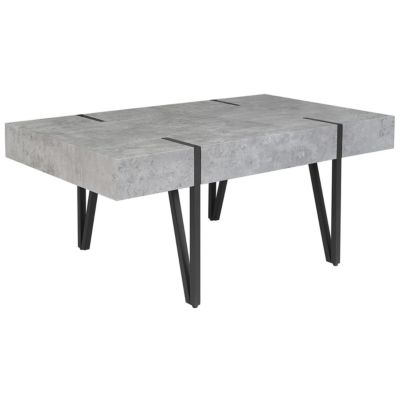 Table basse ADENA Effet béton gris