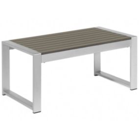 Table basse Aluminium Anodisé Gris foncé SALERNO