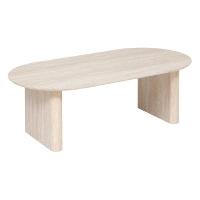 Table basse "Anaya" beige 120x60x40cm - Atmosphera Créateur d'intérieur