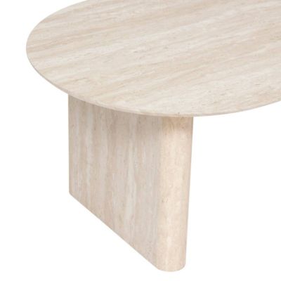 Table basse "Anaya" beige 120x60x40cm - Atmosphera Créateur d'intérieur