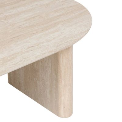 Table basse "Anaya" beige 120x60x40cm - Atmosphera Créateur d'intérieur