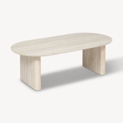 Table basse "Anaya" beige 120x60x40cm