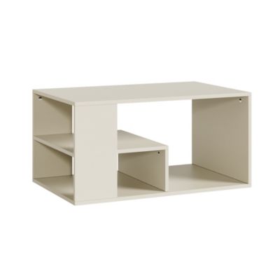 Table basse Antaa 80 x 50 x 40 cm sable en.casa