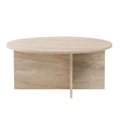 Table basse avec plateau arrondi L90 cm - SOLEIL