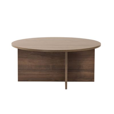 Table basse avec plateau arrondi L90 cm - SOLEIL