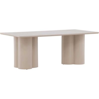 Table basse beige Olivia Rectangulaire : 120x60 cm