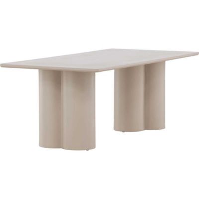 Table basse beige Olivia Rectangulaire : 120x60 cm