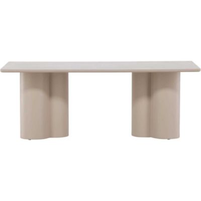 Table basse beige Olivia Rectangulaire : 120x60 cm
