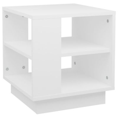 Table basse Blanc 40x40x43 cm Bois d'ingénierie vidaXL