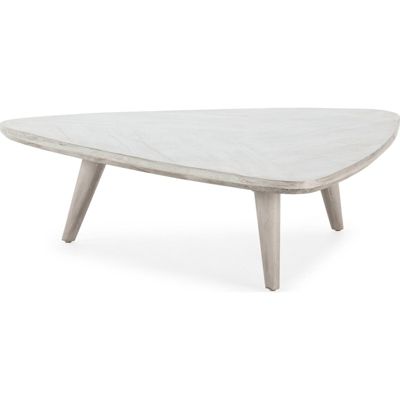 Table basse Bois de cèdre élégance Gris Voilé 100 x 93 x 28 cm Gris voilé élégant et moderne