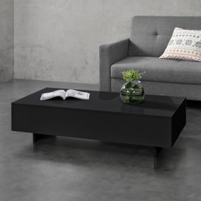 Table Basse Braunschweig 115 x 55 x 31 cm Noir en.casa