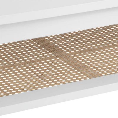 Table basse "Cabras" 110x60cm blanc - Atmosphera Créateur d'intérieur