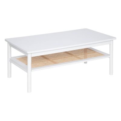 Table basse "Cabras" 110x60cm blanc - ATMOSPHERA CREATEUR D'INTERIEUR