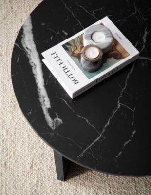 Table Basse Canapé de Salon 70 cm Grande Ronde Moderne Contemporain FineBuy