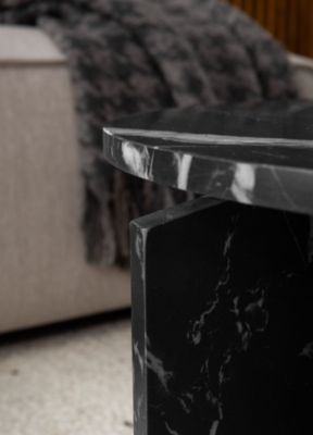 Table Basse Canapé de Salon 70 cm Grande Ronde Moderne Contemporain FineBuy