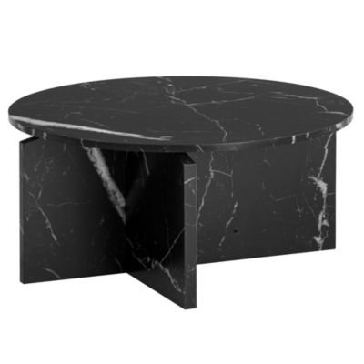 Table Basse Canapé de Salon 70 cm Grande Ronde Moderne Contemporain FineBuy
