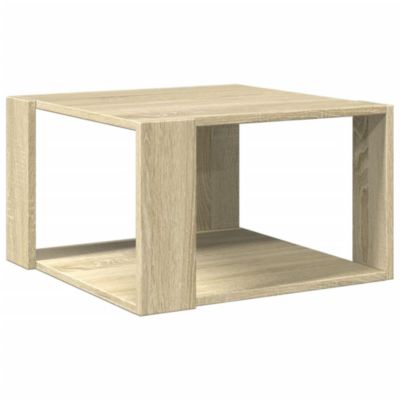 Table basse chêne sonoma 51,5x51,5x30 cm bois d'ingénierie vidaXL