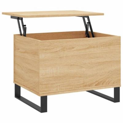 Table basse Chêne sonoma 60x44,5x45 cm Bois d'ingénierie vidaXL