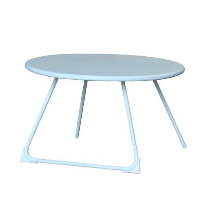 Table Basse De Jardin Acier Ronde Blooma Janeiro Blanche O70 Cm Castorama