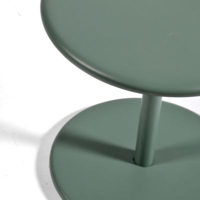 Table basse de jardin aluminium Pop vert Arcane H.44 cm