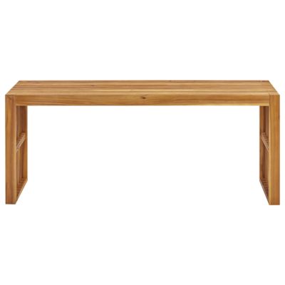 Table basse de jardin BELLANO 150 cm 35 cm Acacia Marron