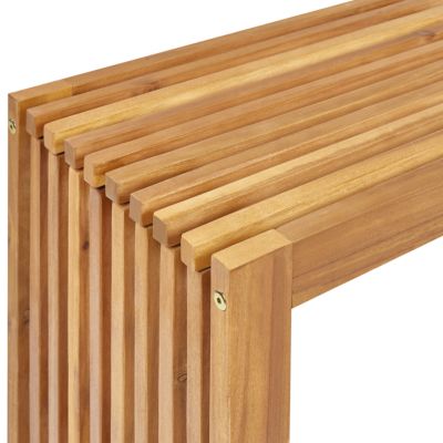 Table basse de jardin BELLANO 150 cm 35 cm Acacia Marron