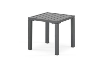 Table basse de jardin en aluminium antracite - Tokyo