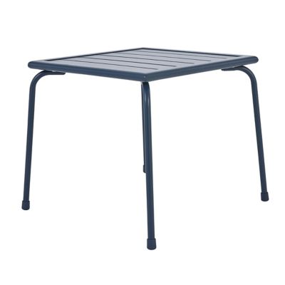 Table basse de jardin GoodHome Cruzen bleu nuit | Castorama