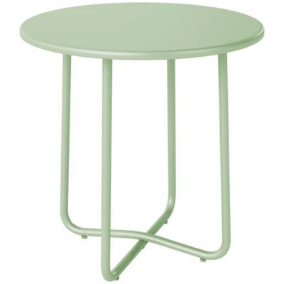 Table basse de jardin ronde dia. 48 x 51 cm - vert
