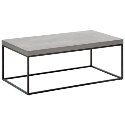 Table basse DELANO Effet béton gris