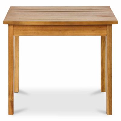 Table basse Denia en bois d'acacia L.47 x l.47 x H.40 cm GoodHome