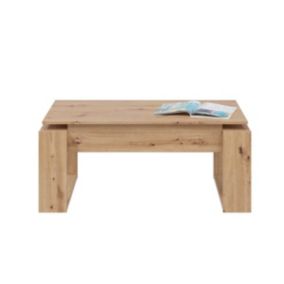 Table basse design à plateau relevable L102 cm - Ciara