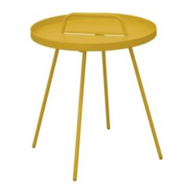 Table basse en acier Flower 44 cm
