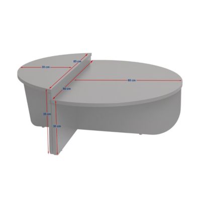 Table basse en aggloméré Podium