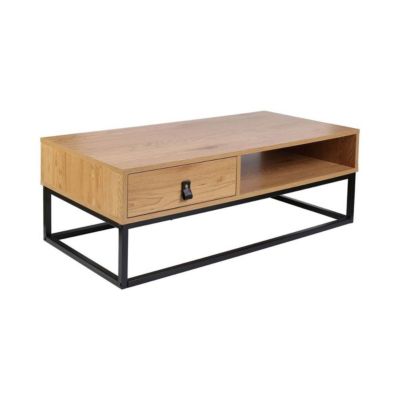 Table basse en bois et métal Abbott