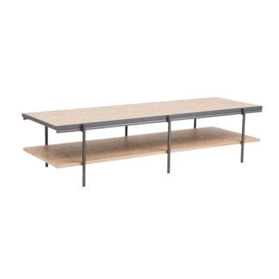 Table basse en bois et métal Livia